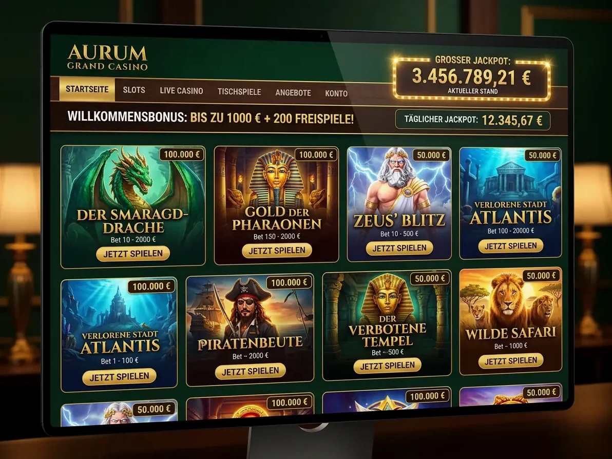 Lobby von Nc mit Slots, Live-Casino und Tischspielen